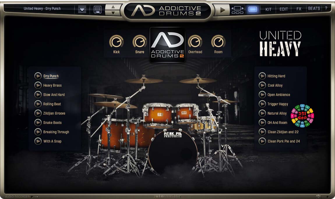 XLN Audio Addictive Drums 2 Complete ADD鼓  v2.1.9-251编曲网