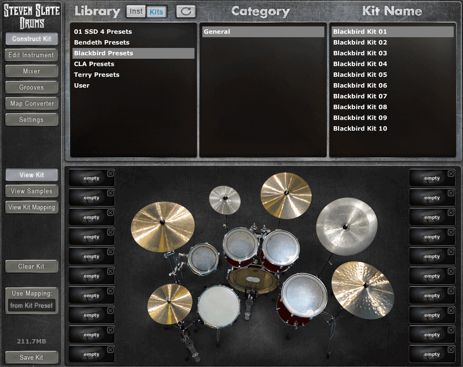 Steven Slate Drums 4 板岩鼓 SSD4 含4套扩展 完整版22GB-251编曲网