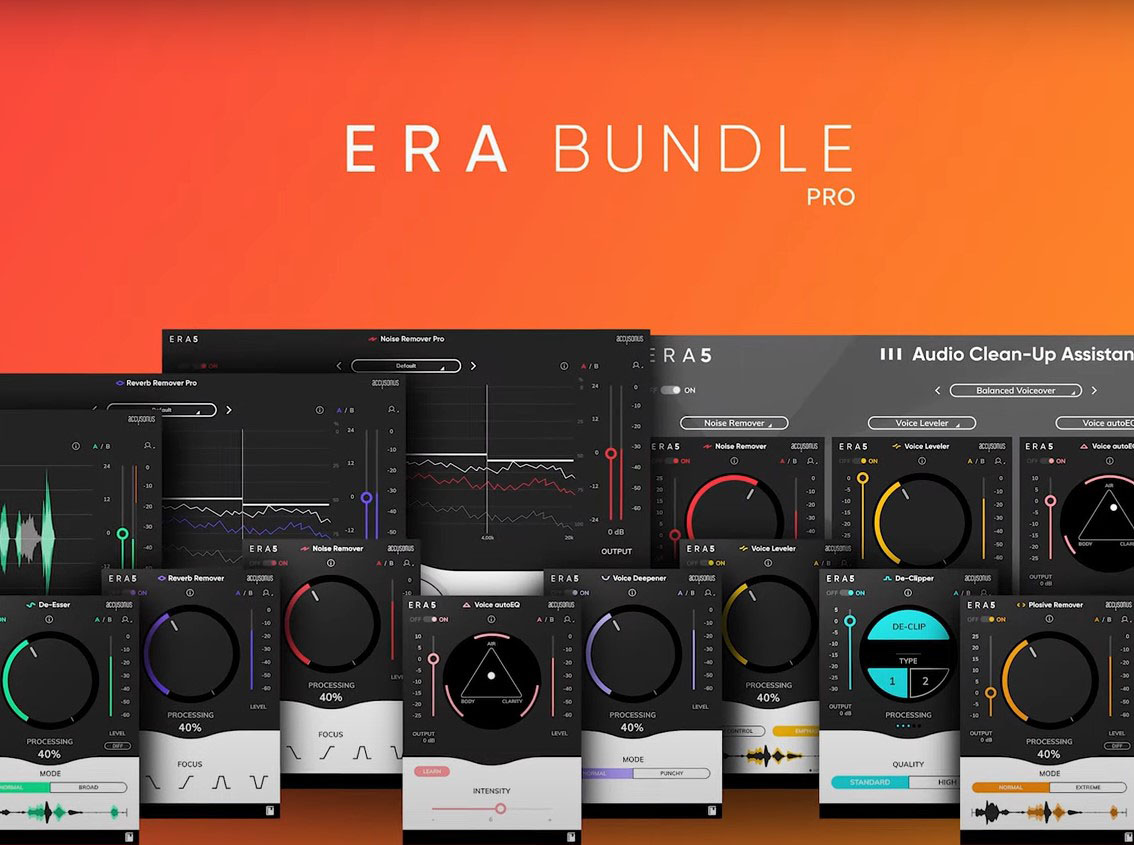 Accusonus ERA v6.2.0 Bundle Pro 音频修复 处理等综合插件-251编曲网