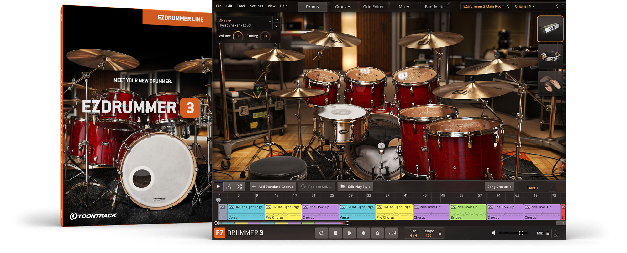 ToonTrack EZdrummer 3 v3.0.4-251编曲网