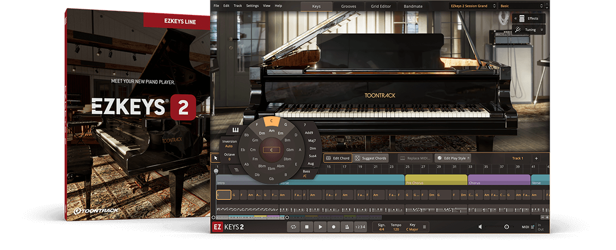 音色库升级包 Toontrack EZkeys 2 Core Library Update v1.0.1-251编曲网