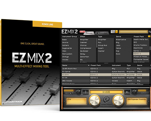 智能一键混音插件 Toontrack EZmix v2.2.4 CE-251编曲网