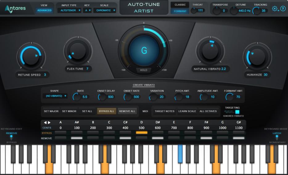 Antares Auto Tune Artist v9.2.0 Mac 自动电音修音插件-251编曲网