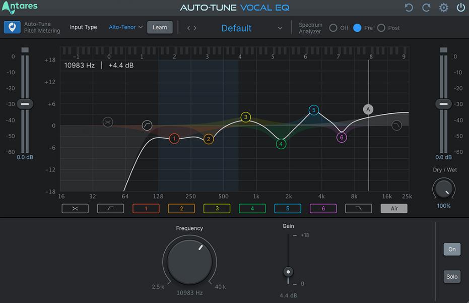 Antares Auto Tune Vocal EQ v1.1.0 Mac 人声动态均衡效果器-251编曲网