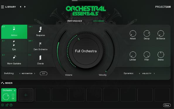 ProjectSAM Orchestral Essentials 1 v2.0 管弦乐综合-251编曲网