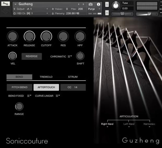 SonicCouture GuZheng v2.0.0 中国古筝音色-251编曲网