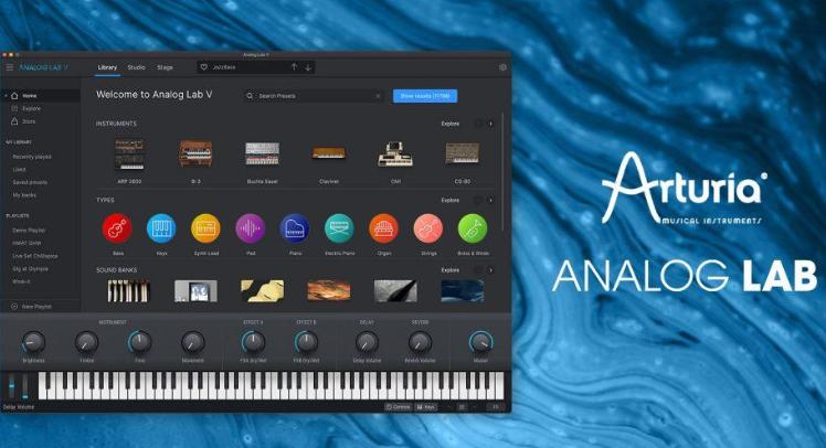 模拟键盘合成器 Arturia Analog Lab V Pro v5.10.2-251编曲网