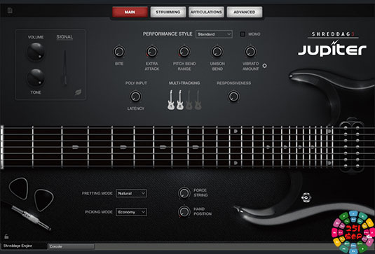 7弦木星电吉他 Impact Soundworks Shreddage 3 Jupite-251编曲网