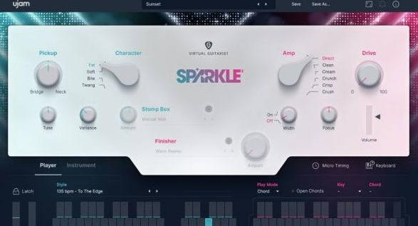 虚拟吉他手 uJAM Virtual Guitarist SPARKLE v2.1.0 Win Mac-251编曲网