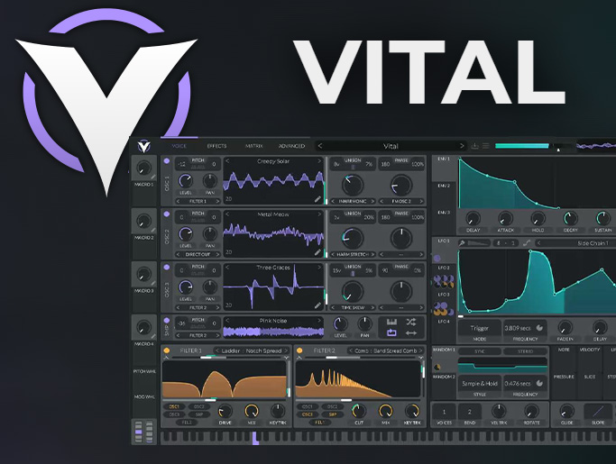 Vital Audio Vital Pro v1.5.5 光谱变形波表合成器-251编曲网