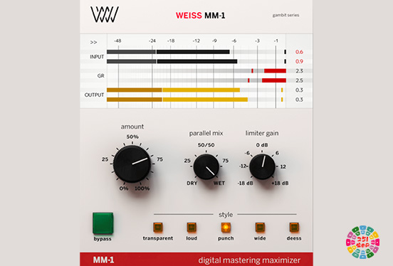 Softube Weiss MM-1 Mastering Maximizer v2.5.9 Win 母带动态最大化器-251编曲网