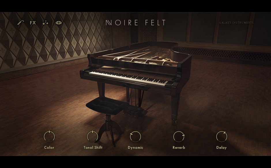 音乐会三角钢琴 Native Instruments Noire v1.2.0-251编曲网