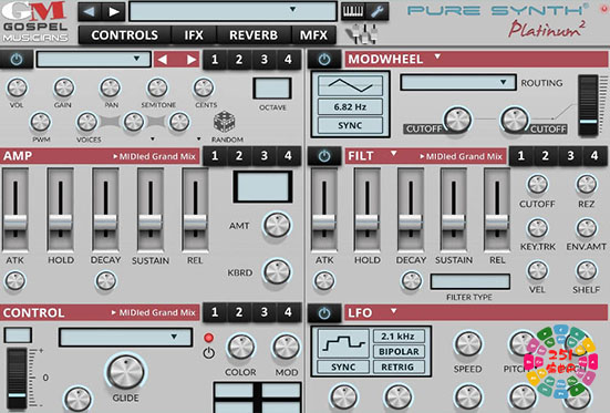 波表合成器 Gospel Musicians Pure Synth Platinum 1.2 For UVI Falcon-251编曲网