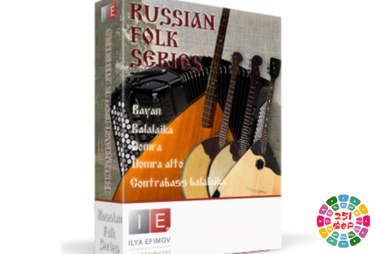 10把俄罗斯民族乐器合集 Ilya Efimov Russian Folk Bundle（包含 Ilya Efimov Accordion Duo Lead Stradella Alto Balalaika Bayan Lead Bayan Stradella Contrabass Domra Duduk）-251编曲网