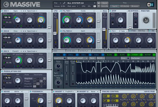 重量级合成器 Native Instruments Massive v1.5.11 CE Win-251编曲网