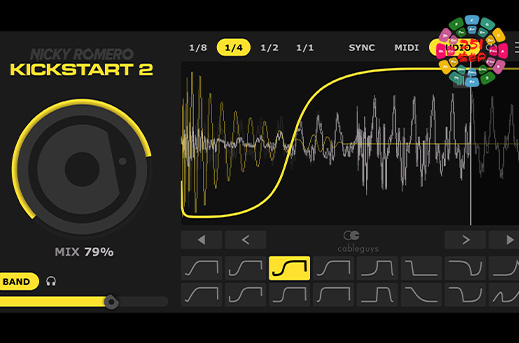 底鼓侧链压缩效果器 Nicky Romero Kickstart 2 v2.0.6 BUBBiX Win-251编曲网