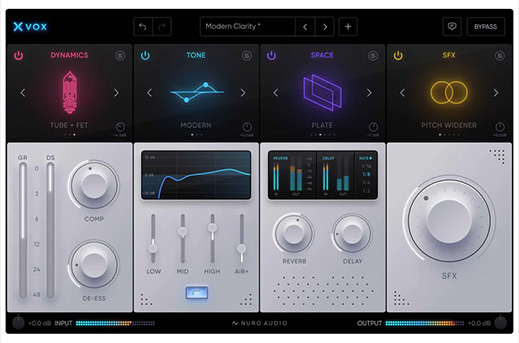智能人声混音插件 Nuro Audio Xvox v1.1.2-251编曲网