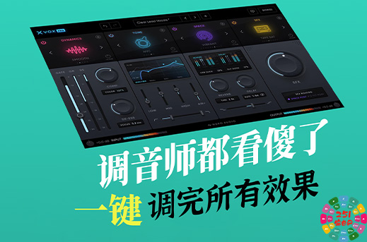 人声综合混音插件 Nuro Audio Xvox Pro v1.0.4 （包括Xvox Pro Comp DS Tone Space）-251编曲网