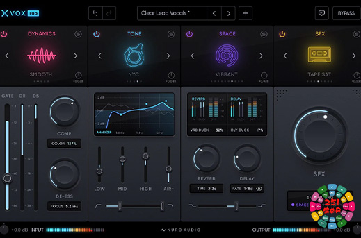人声混音插件套装 Nuro Audio Xvox Pro v1.0.3-251编曲网