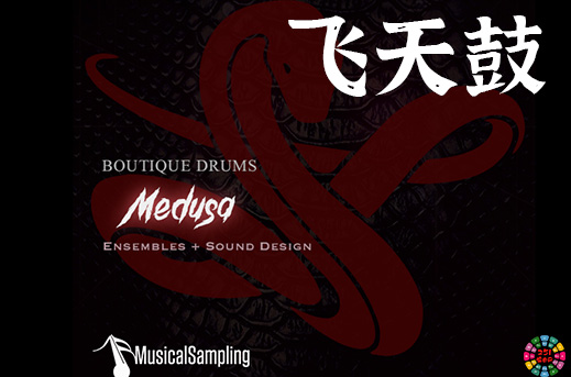 飞天美杜莎精品鼓 Musical Sampling Boutique Drums Medusa-251编曲网