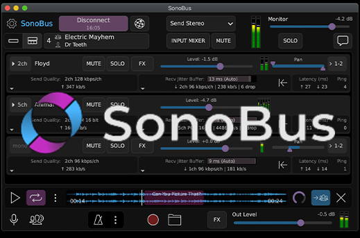 SonoBus 从宿主传输到手机实时监听软件-251编曲网