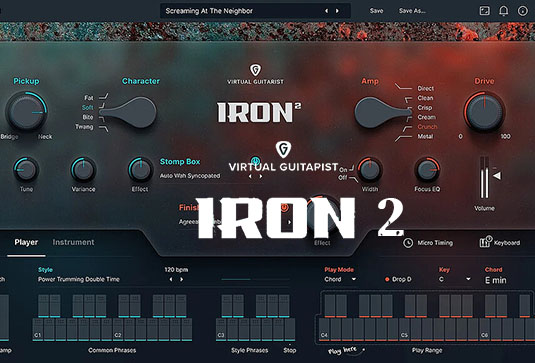 虚拟吉他手 UJAM Virtual Guitarist IRON 2 v1.0.0 Mac MORiA-251编曲网