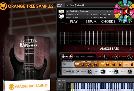 金属摇滚电吉他 Orange Tree Samples Evolution Banshee-251编曲网