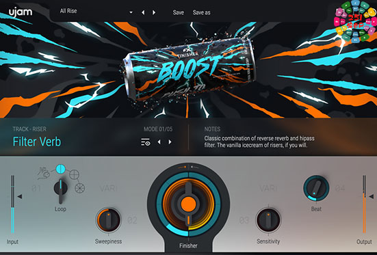 音色过渡和张力效果器 UJAM Finisher BOOST v1.2.2-251编曲网