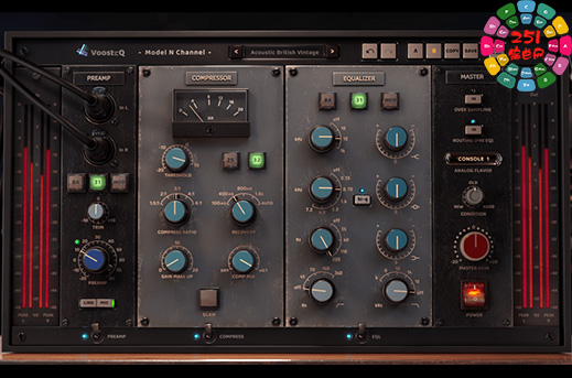 模拟通道条插件 VoosteQ Model N Channel v1.0.2-251编曲网