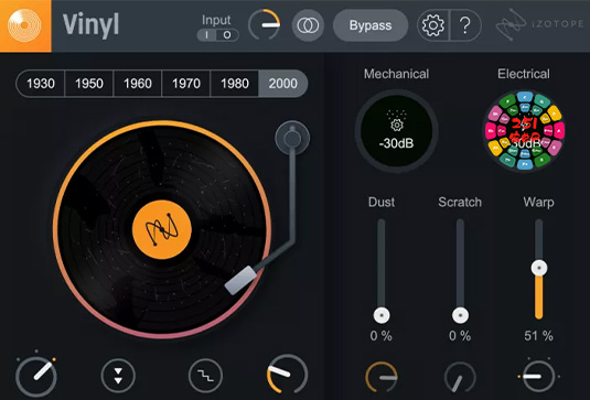 黑胶唱片模拟插件 iZotope Vinyl v1.12.1-251编曲网