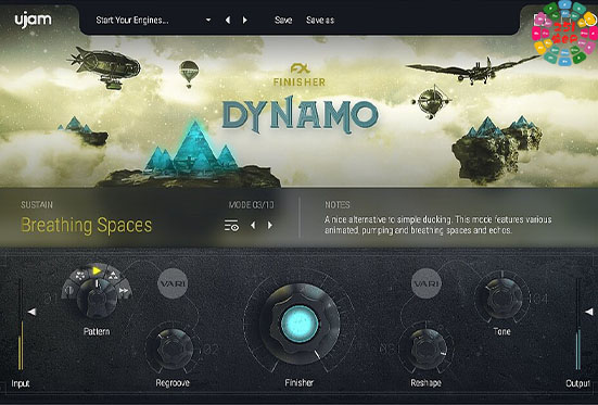 动画音景氛围效果器 uJAM Finisher DYNAMO v1.2.0-251编曲网