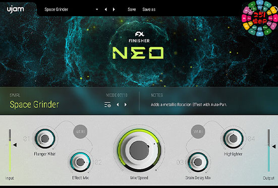 即时多重效果链插件 uJAM Finisher NEO v1.2.0-251编曲网