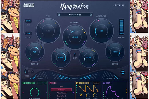 人声电音变声效果器 Polyverse Music Infected Mushroom Manipulator v1.0.3-251编曲网