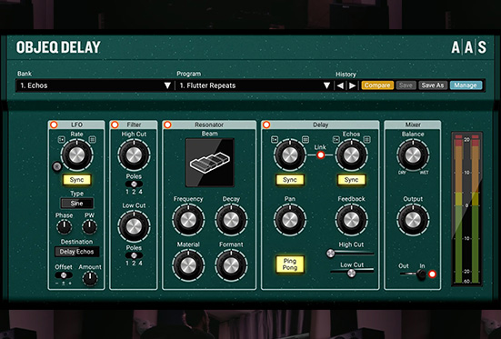 AAS Modeling Collection 延迟效果器 Applied Acoustics Systems Objeq Delay-251编曲网