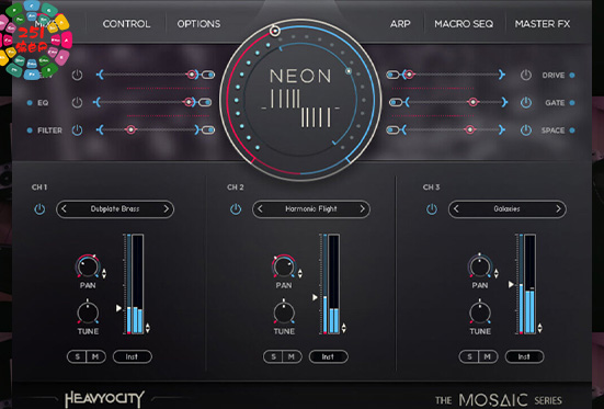 复古合成氛围 Heavyocity Mosaic Neon-251编曲网