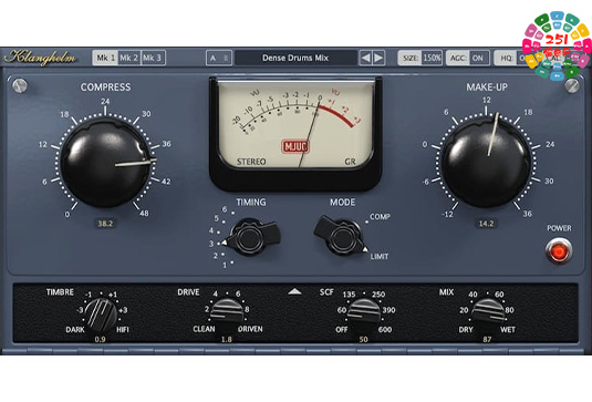 可变电子管压缩器 Klanghelm MJUC variable-tube compressor v1.7.2-251编曲网