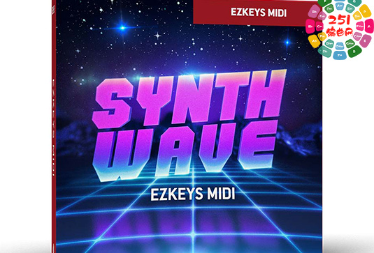 Toontrack Synthwave EZKeys MIDI 虚拟钢琴Midi节奏模版-251编曲网