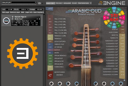 阿拉伯乌得琴音色库 Best Service Arabic Oud (Engine 2)-251编曲网