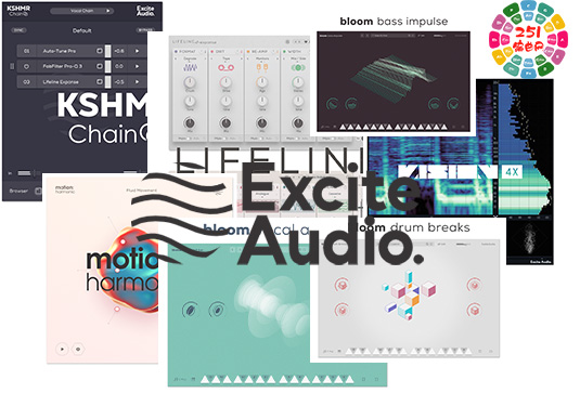 8个特色混音&乐器插件合集 Excite Audio Plugins Bundle v2024.4 R2R （VISION 4X Motion Harmonic Lifeline Expanse Lifeline Console KSHMR Chain Bloom Drum Breaks Vocal Aether Bass Impulse）-251编曲网