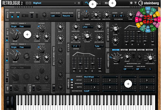 经典模拟合成器 Steinberg Retrologue v2.4.0 VR-251编曲网