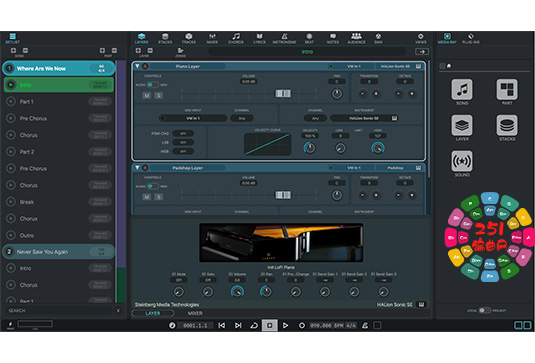 现场表演系统软件 Steinberg VST Live Pro v1.4.0 VR-251编曲网