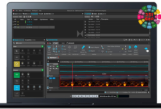 播客音频编辑软件 Steinberg WaveLab Cast v2.0.30 VR-251编曲网