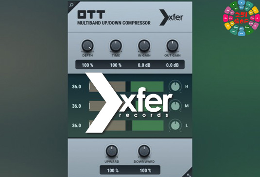 多段压缩器插件 Xfer Records OTT v1.35 Win Mac-251编曲网