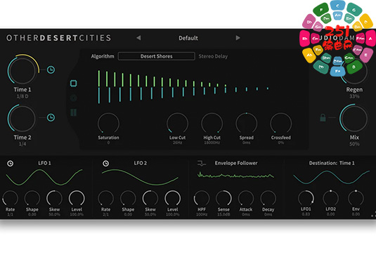 延迟效果器 Audio Damage AD054 Other Desert Cities v1.0.11-251编曲网