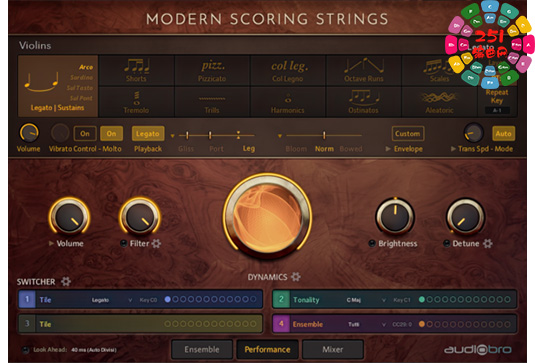 LASS 拉丝摩登弦乐 AudioBro Modern Scoring Strings-251编曲网