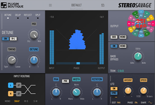 立体声转换增强插件 Credland Audio Stereo Savage v2.1.1 TC Win-251编曲网