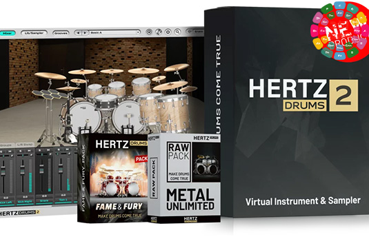 虚拟鼓音源 Hertz Instruments Hertz Drums + White Pack v2.0.6 WiN-MOCHA-251编曲网