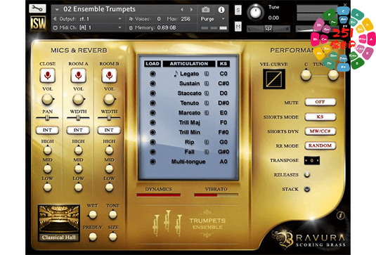 荣耀电影铜管乐器音色 Impact Soundworks Bravura Scoring Brass-251编曲网