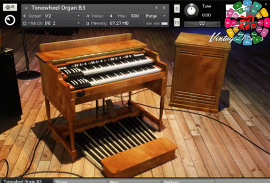 经典管风琴 Native Instruments Vintage Organs v1.5.2-251编曲网