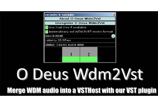 虚拟声卡驱动插件 O Deus WDM2VST v1.1.0 CE V.R Win-251编曲网